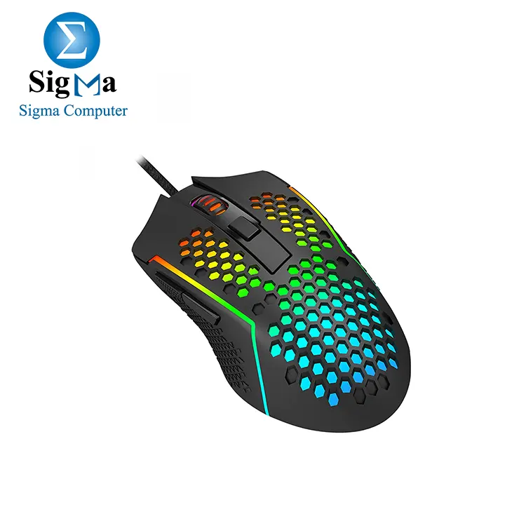 REDRAGON M987-K REAPING Lightweight Honeycomb Gaming Mouse 55G – 12,400 DPI | Black